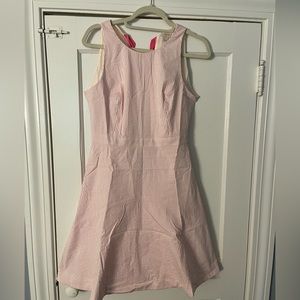 J Crew Factory Pink Seersucker Dress!